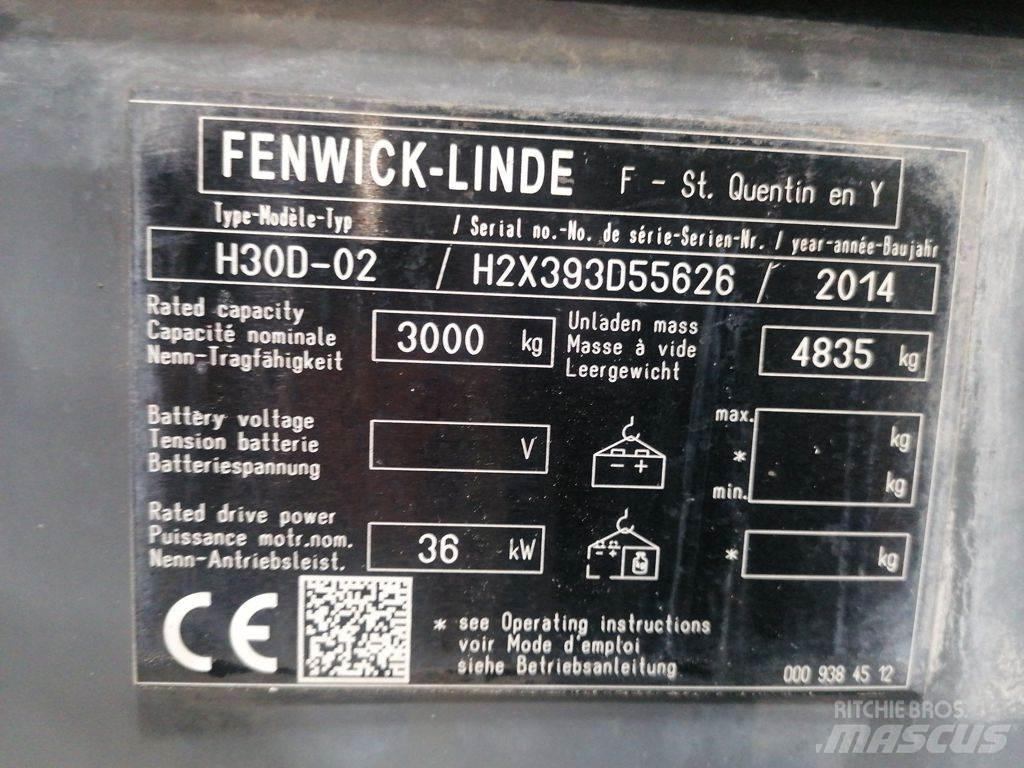 Linde H30D-02 Dízel targoncák