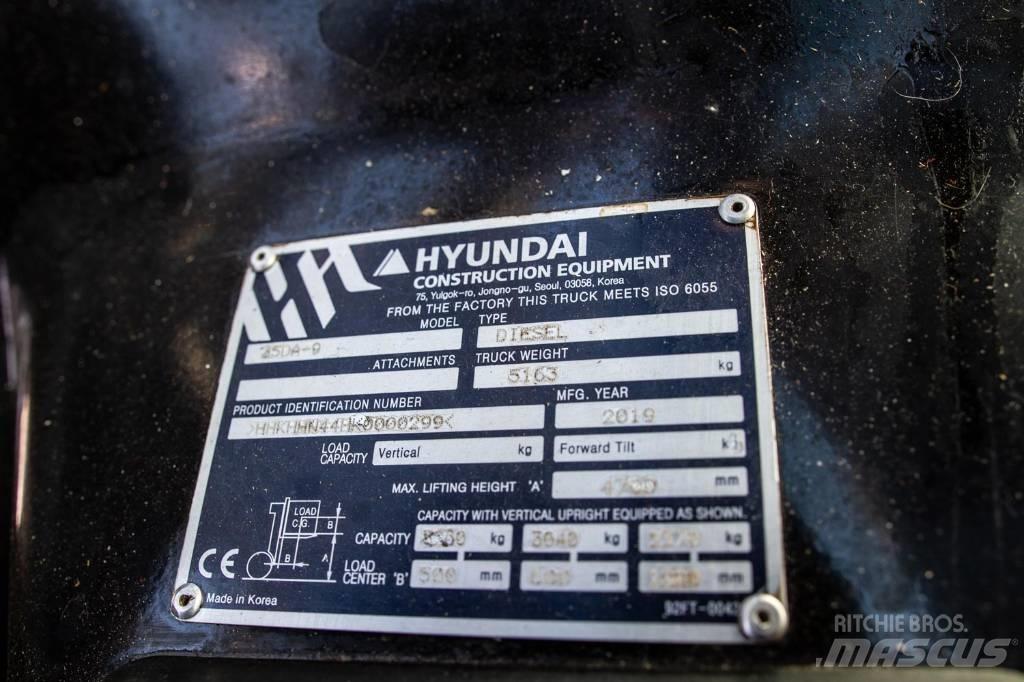 Hyundai 35 DA-9 Dízel targoncák