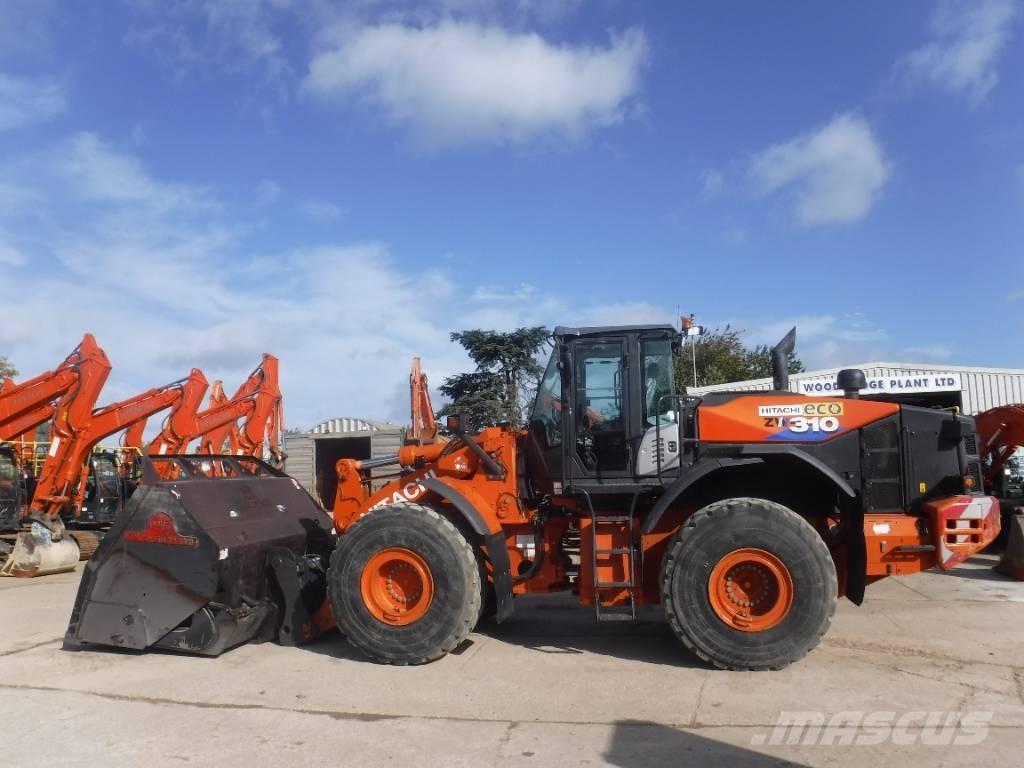 Hitachi ZW 310-6 Gumikerekes homlokrakodók
