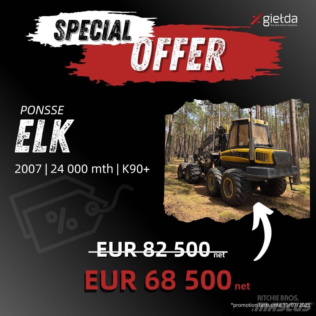 Ponsse Elk Kihordók