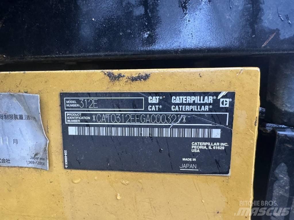 CAT 312E Lánctalpas kotrók