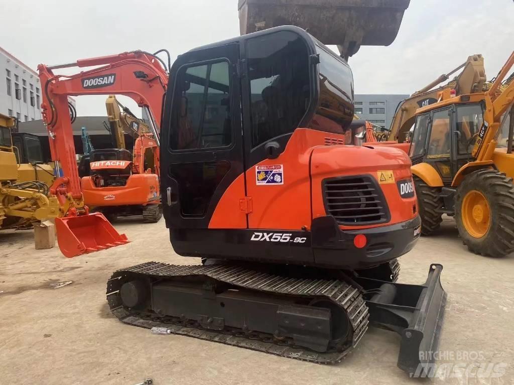 Doosan DX55-9C Lánctalpas kotrók