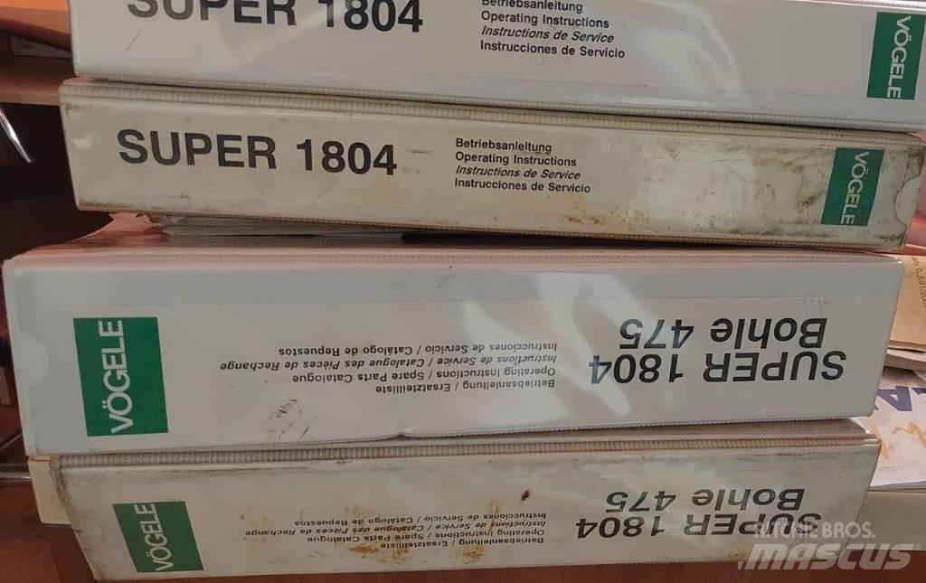Vögele 1804 Aszfalt terítõ gépek