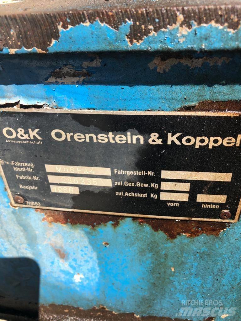 O&K MH6 FA4 Gumikerekes kotrók