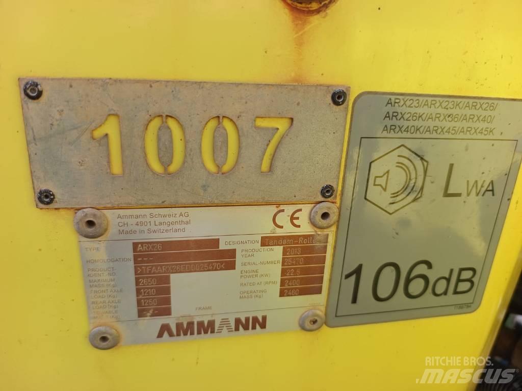 Ammann ARX 26 Ikerdobos hengerek