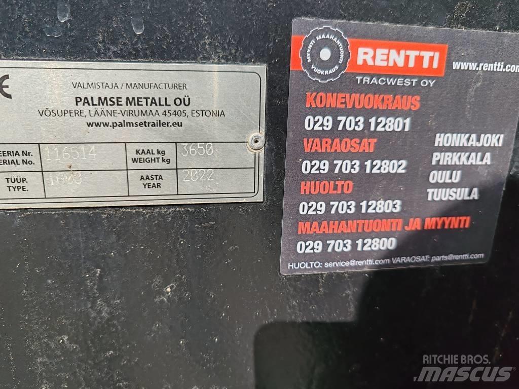 Palmse Trailer 1600 Billenő Mezőgazdasági pótkocsik
