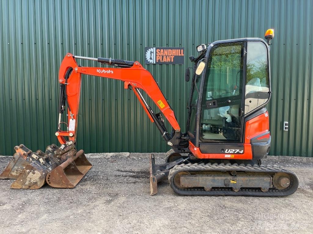 Kubota U 27-4 Mini kotrók < 7t