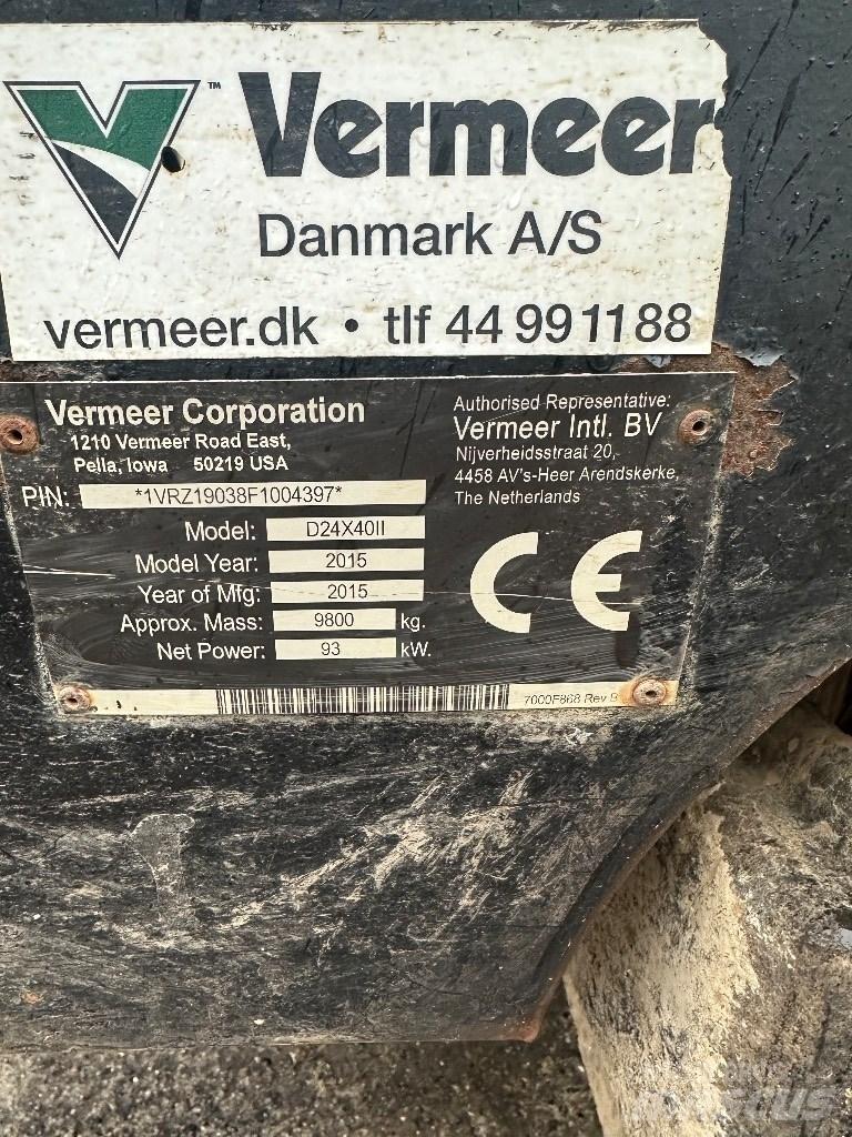 Vermeer D24x40II Vízszintes fúróberendezések