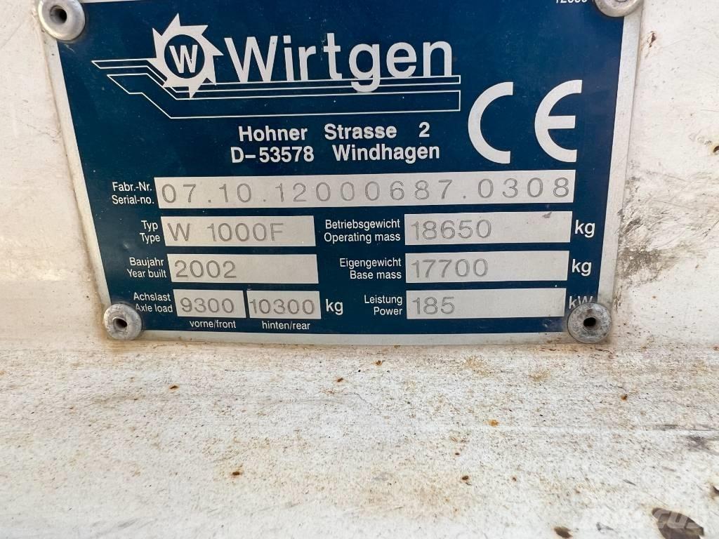 Wirtgen 1000F Aszfalt marók