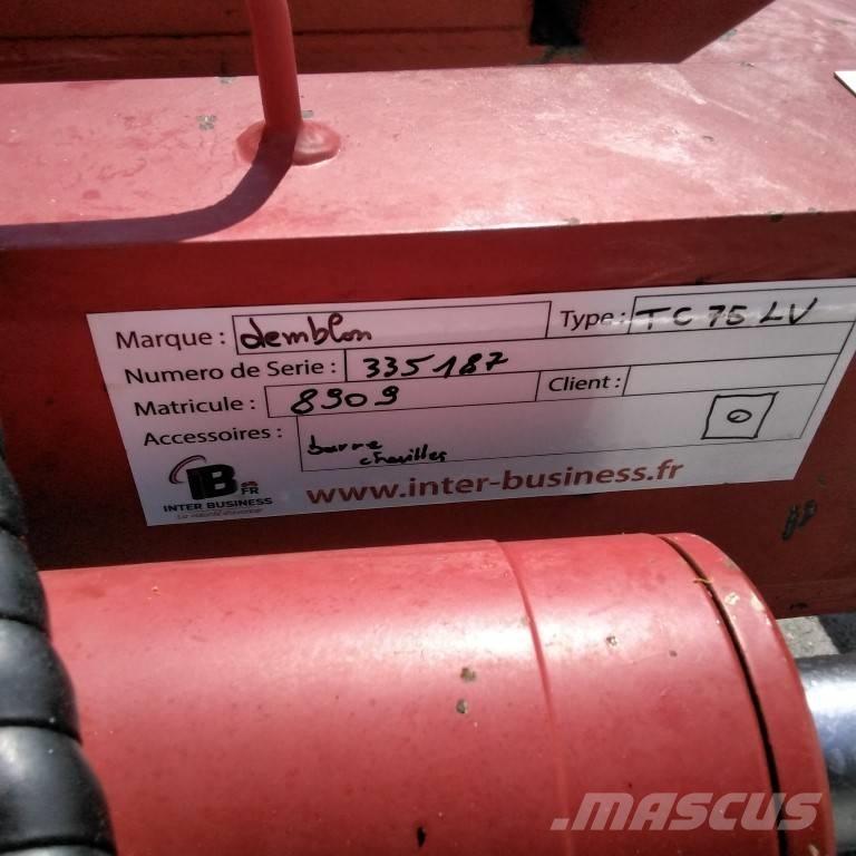 Demblon TC 75 LV Váltvaforgató ekék
