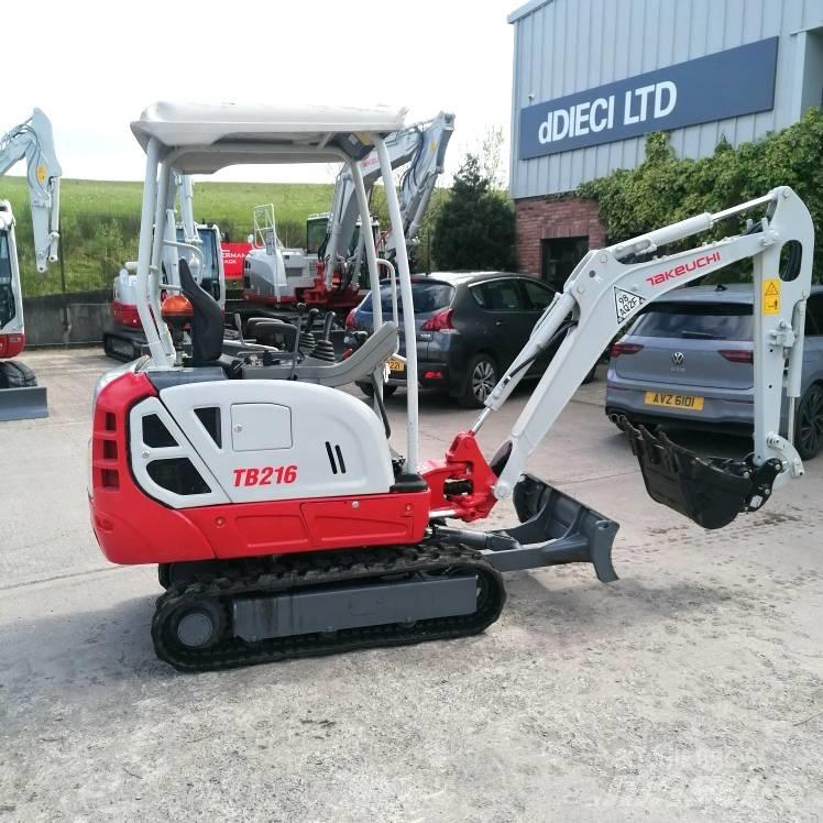 Takeuchi TB216 Mini kotrók < 7t