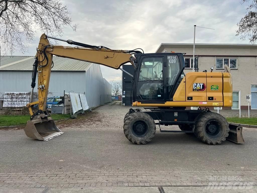 CAT 314 Next gen Gumikerekes kotrók