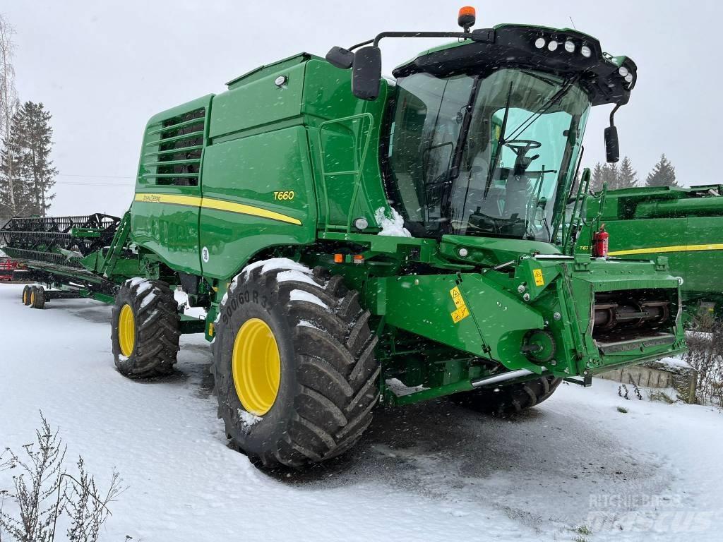John Deere T 660 Kombájnok
