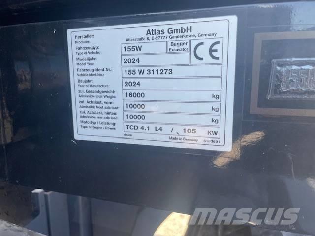 Atlas 155 W Gumikerekes kotrók