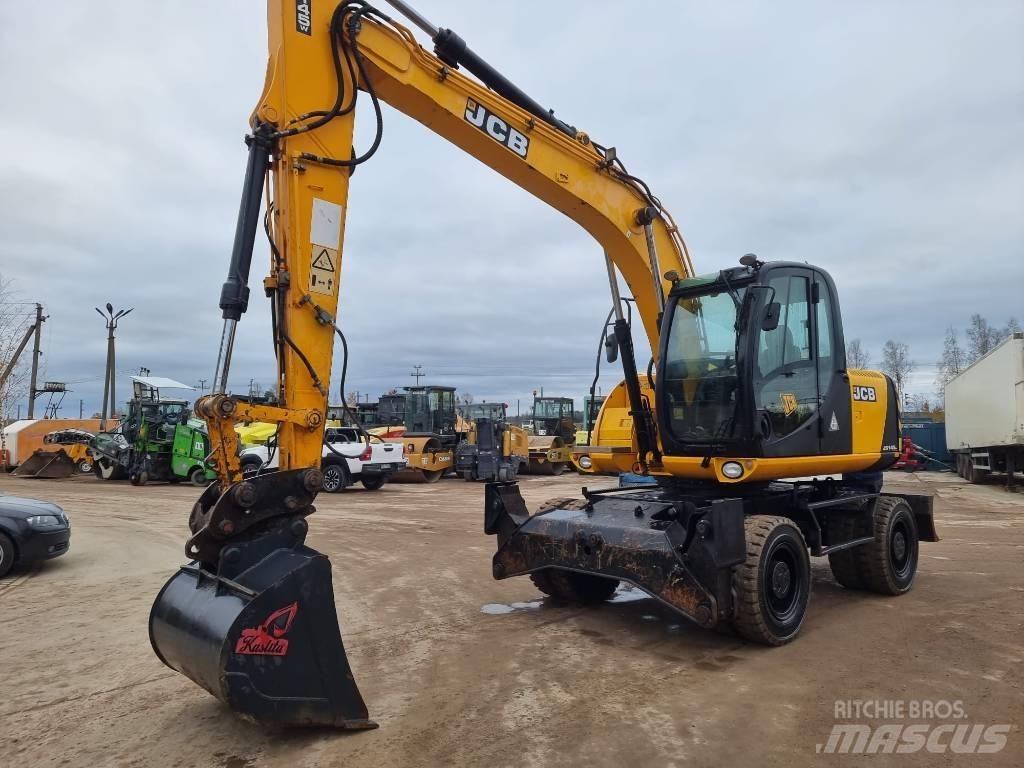JCB JS 145 W Gumikerekes kotrók