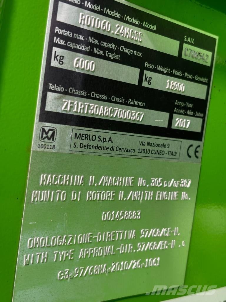 Merlo Roto 60.24 Teleszkópos rakodók