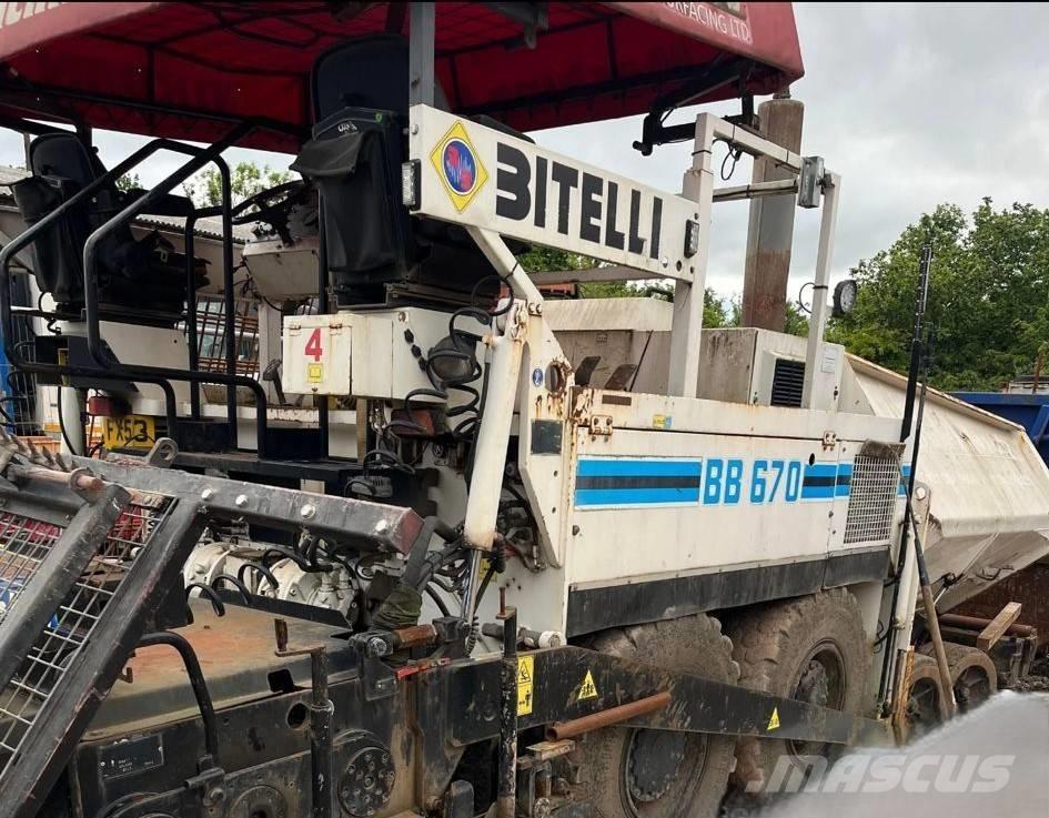 Bitelli BB 670 Aszfalt terítõ gépek