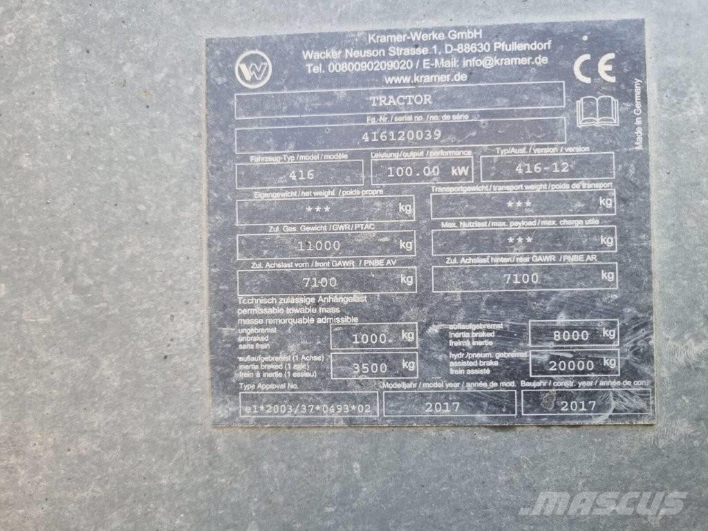 Kramer KT 447 Teleszkópos rakodók