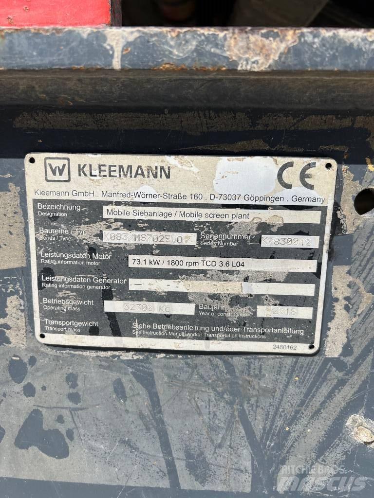 Kleemann MSS 702 Evo Osztályozó berendezések