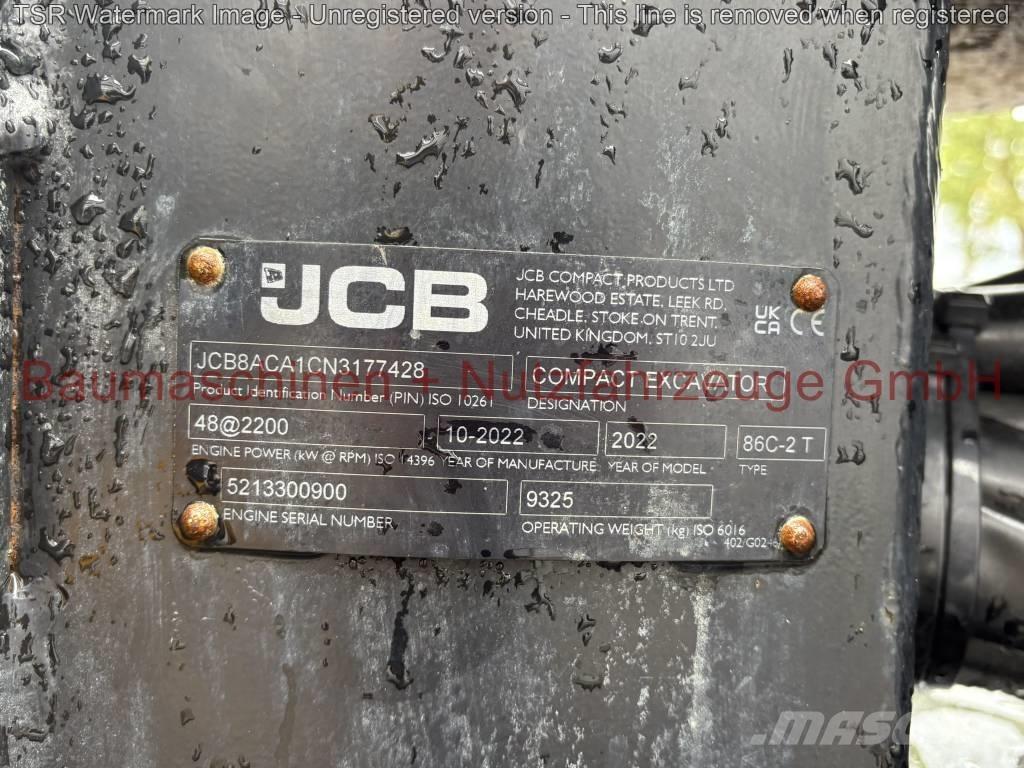 JCB 86C-2 TAB -Demo- Közepes (midi) kotrók 7 t - 12 t