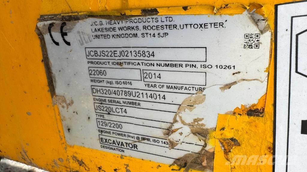 JCB JS 220 LC Lánctalpas kotrók