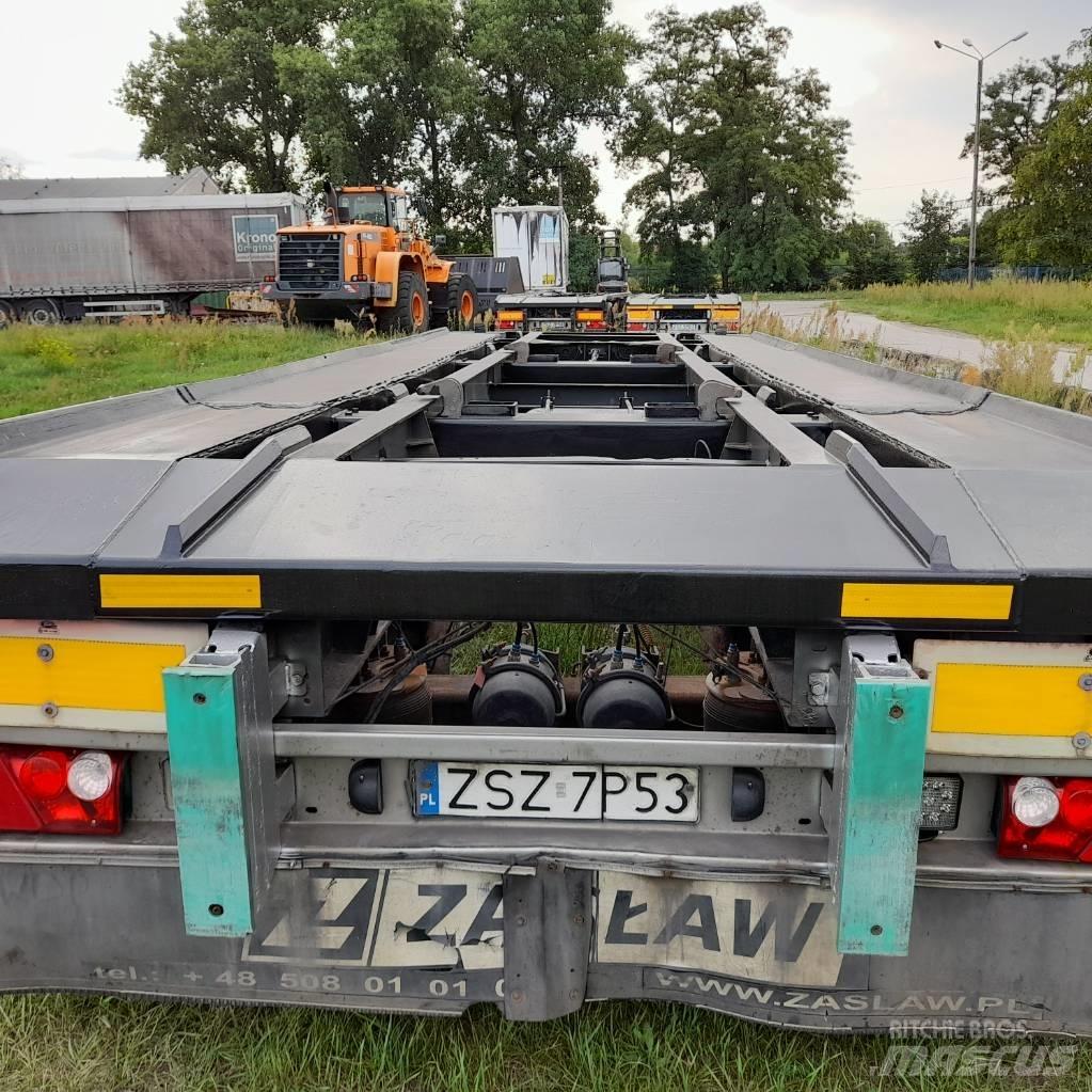 Zaslaw D-659-K2-BNB Konténer keret / Konténeremelő pótkocsik