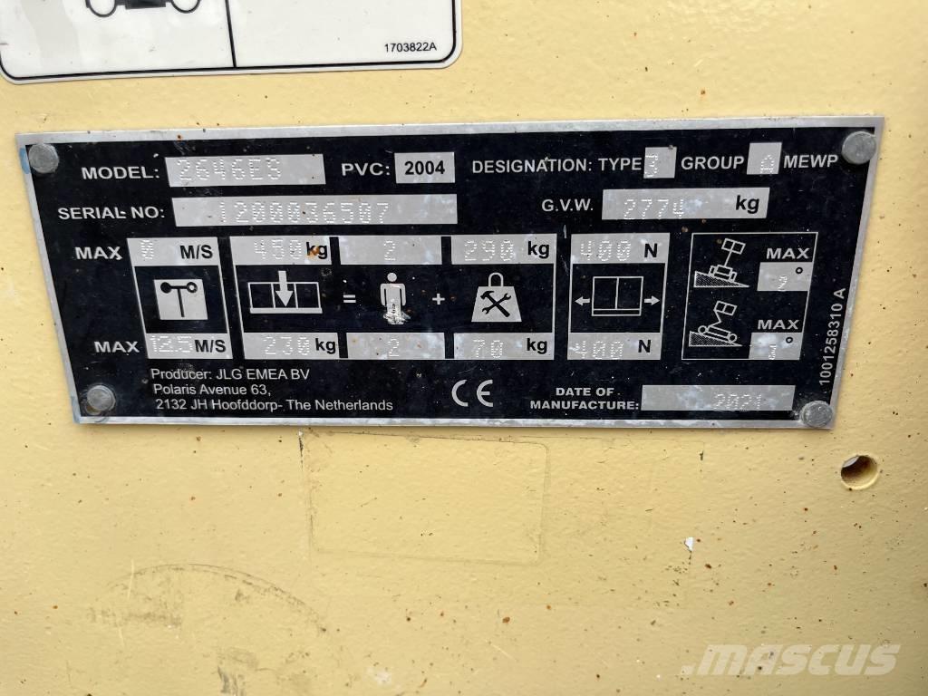 JLG 2646 ES Ollós emelők