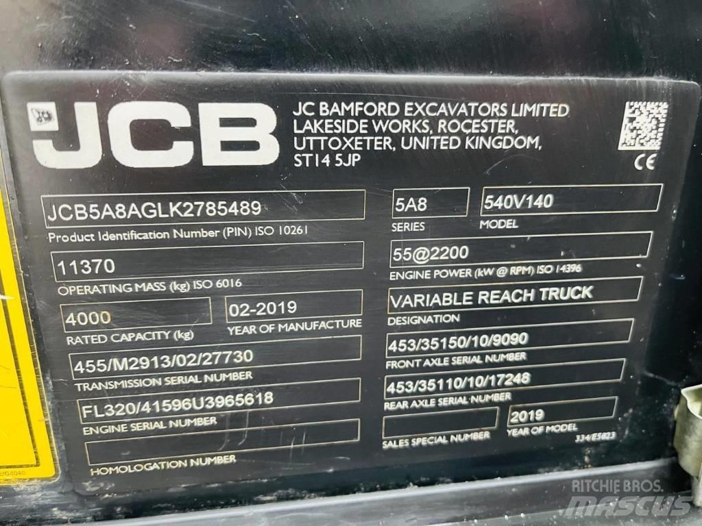 JCB 540-140 Teleszkópos rakodók