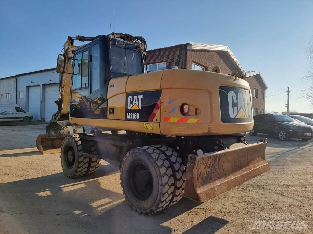 CAT M 316 D II Gumikerekes kotrók