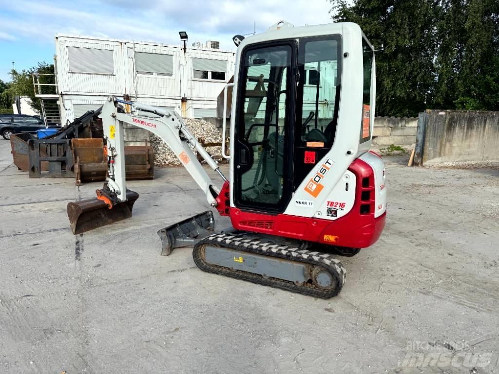 Takeuchi TB 216 Mini kotrók < 7t