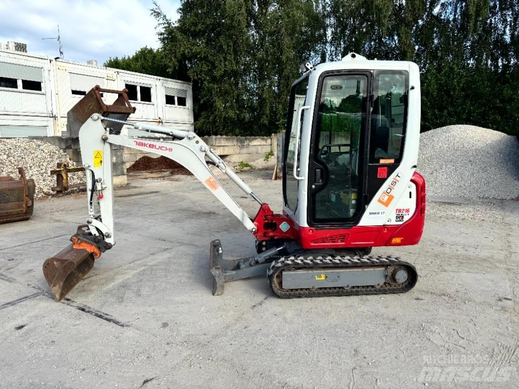 Takeuchi TB 216 Mini kotrók < 7t