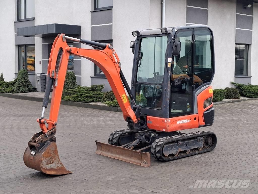 Kubota KX 019-4 Mini kotrók < 7t