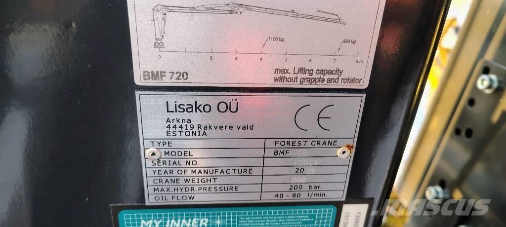 BMF BMF 720 11T1 PRO Erdészeti pótkocsik