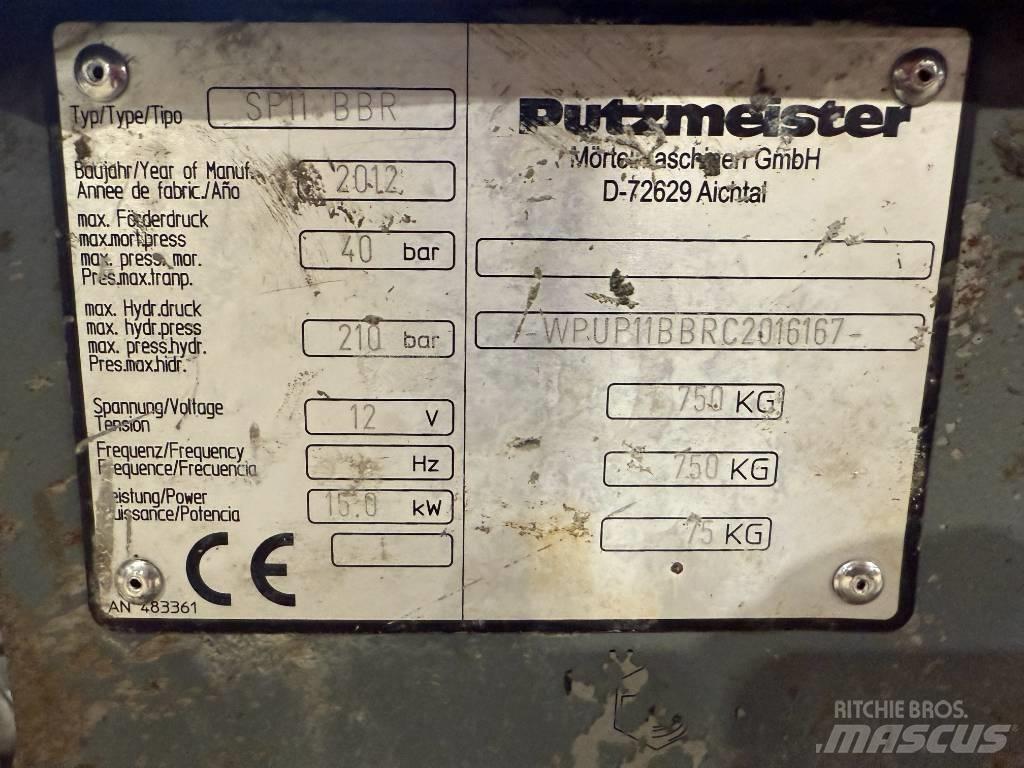 Putzmeister SP 11 Beton keverők