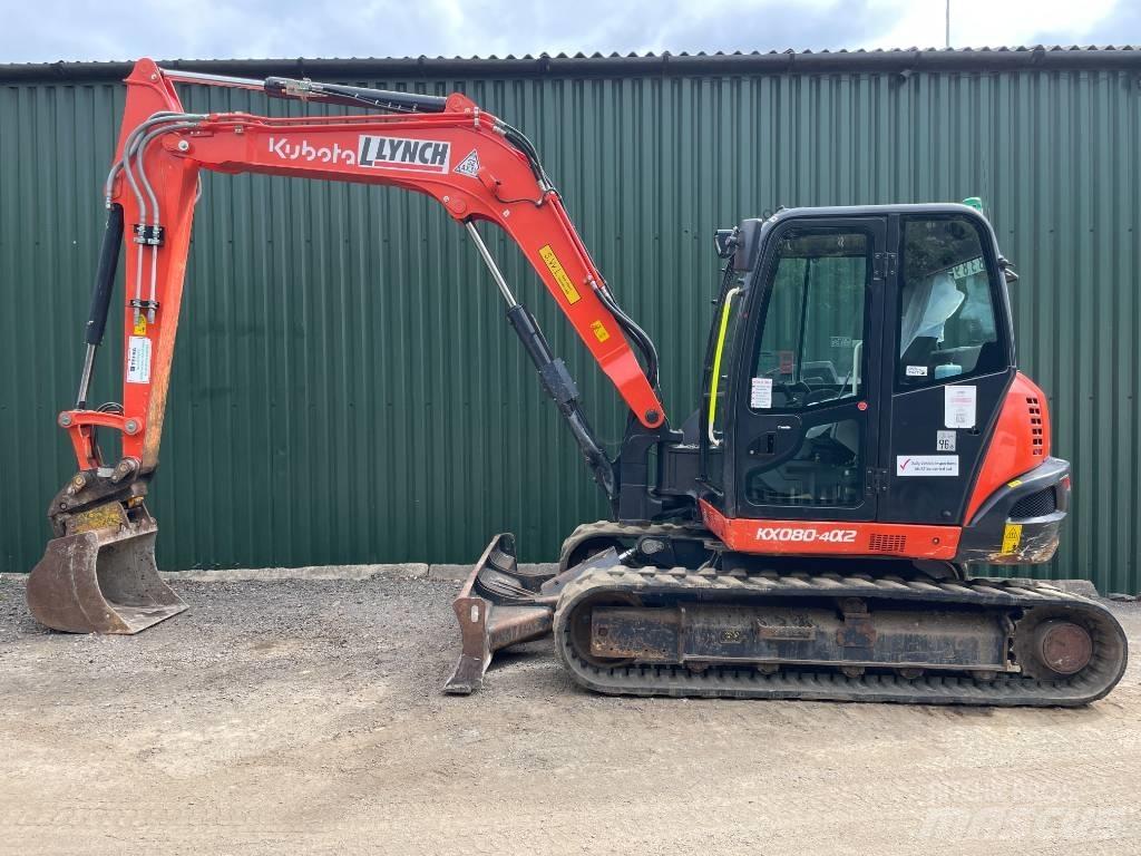 Kubota KX 080-4 Közepes (midi) kotrók 7 t - 12 t