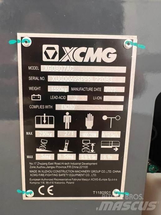 XCMG XG0807AC Ollós emelők