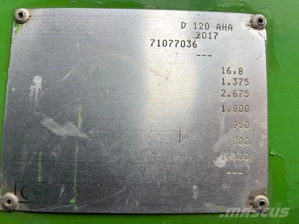 Ausa D120AHA Csuklósdömperek