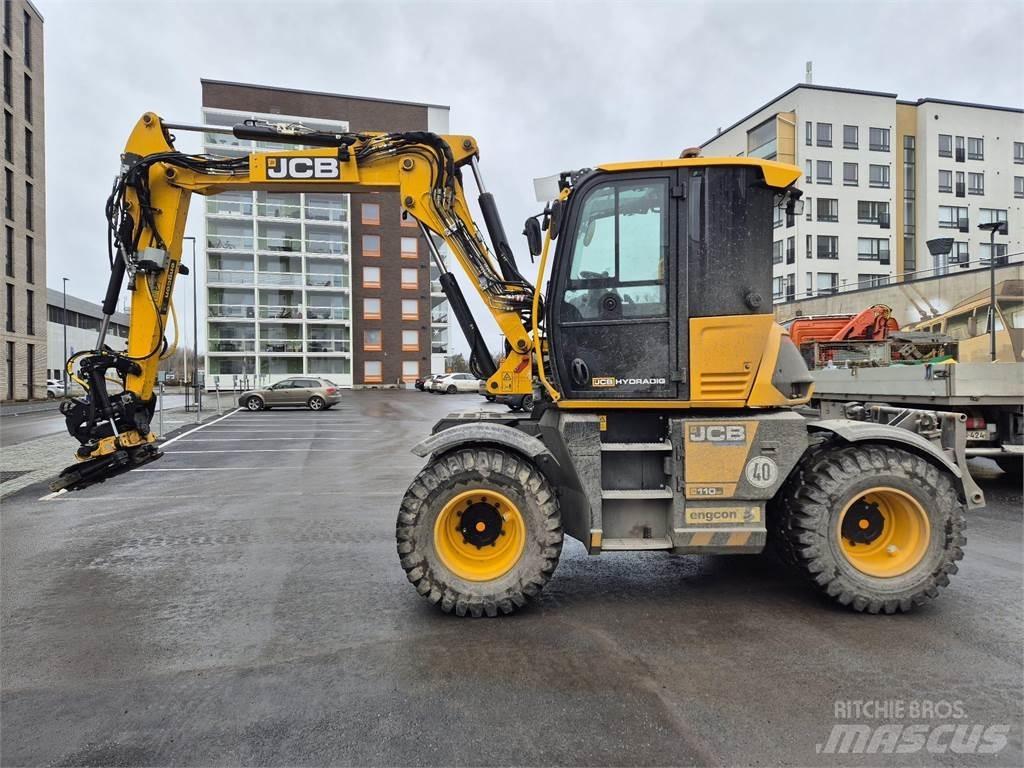 JCB Hydradig 110W Gumikerekes kotrók
