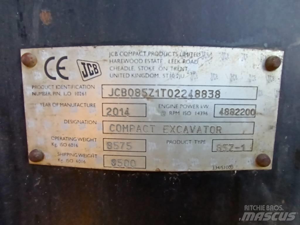 JCB 85 Z-1 Közepes (midi) kotrók 7 t - 12 t