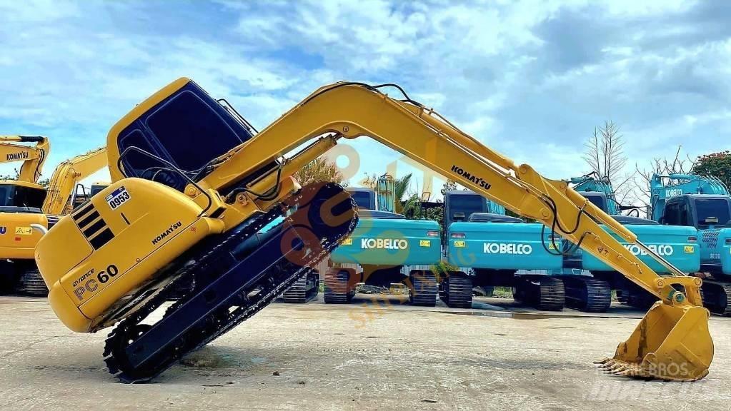 Komatsu PC 60 Mini kotrók < 7t
