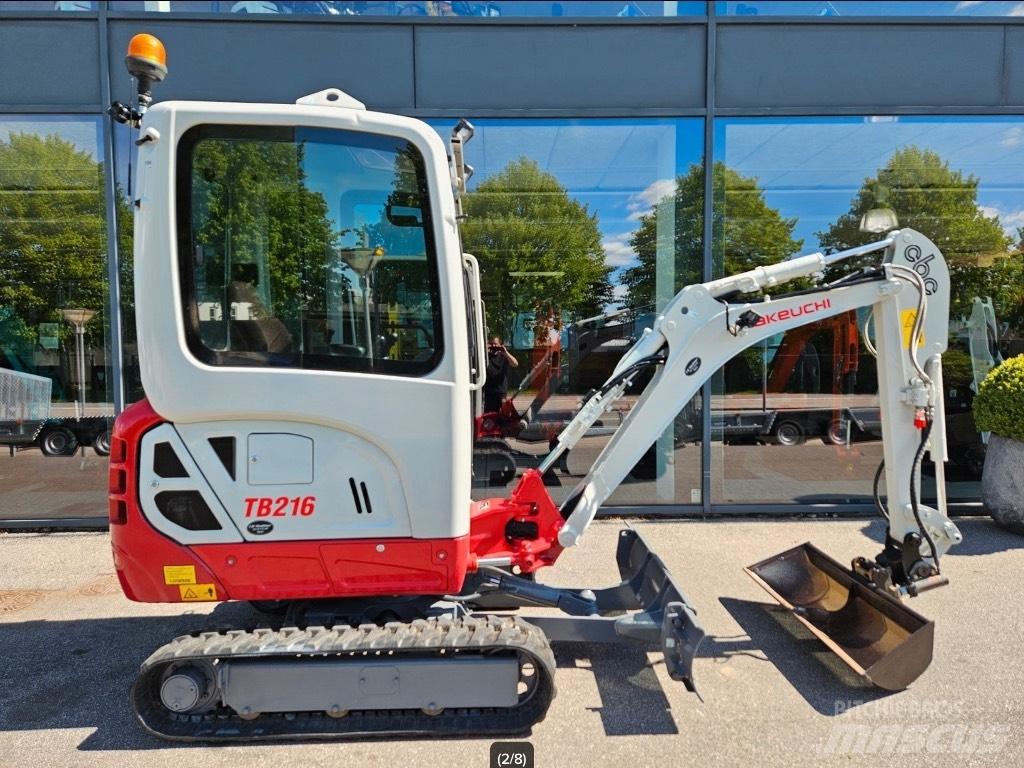 Takeuchi TB 216 Mini kotrók < 7t