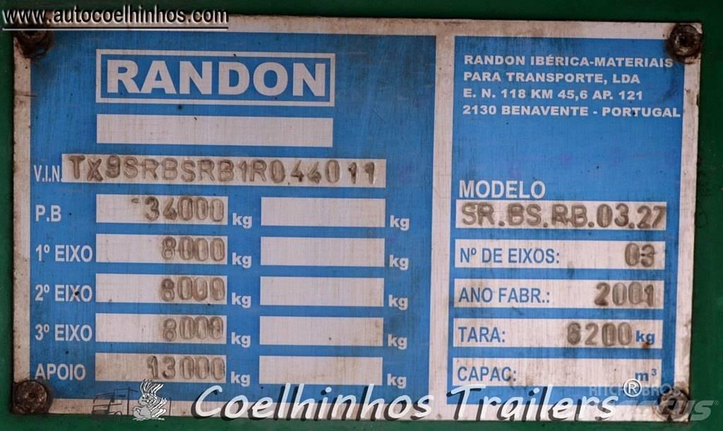  Randon SR.BS.RB0327 Platós / Ponyvás félpótkocsik