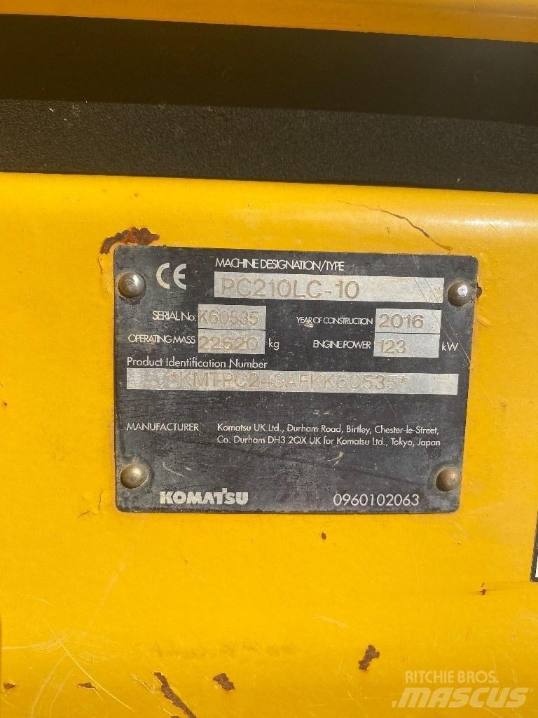 Komatsu PC 210 LC-10 Lánctalpas kotrók