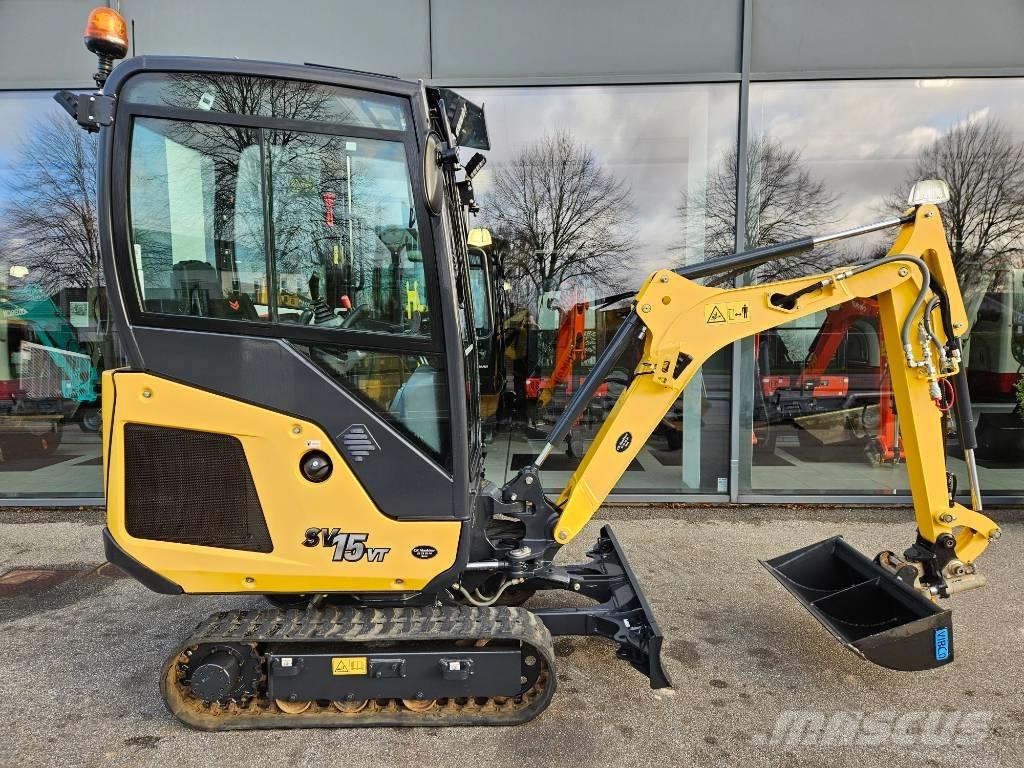 Yanmar sv15vt Mini kotrók < 7t