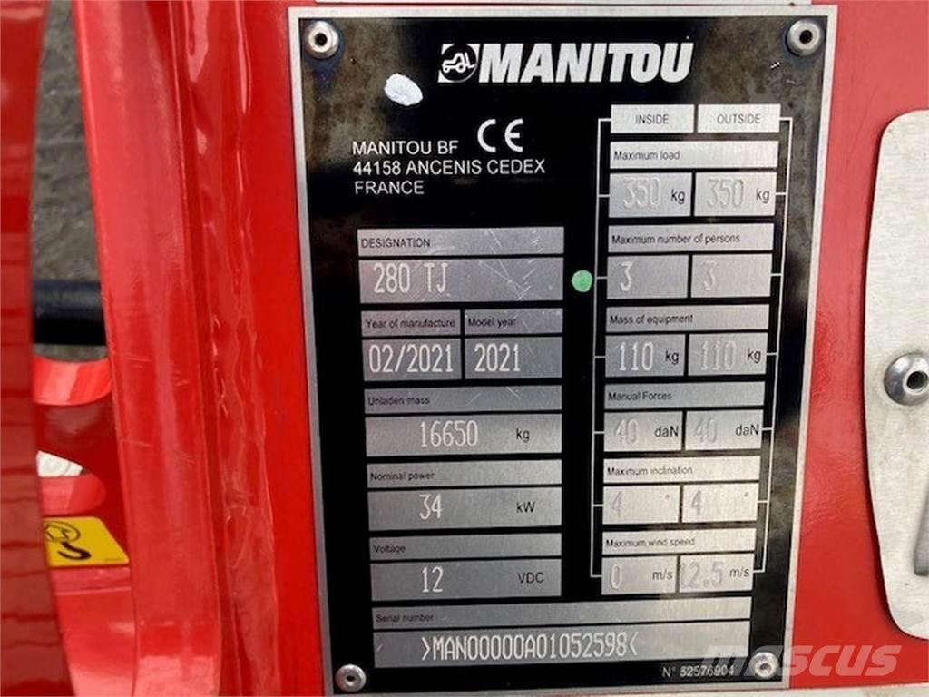 Manitou 280TJ Karos emelők