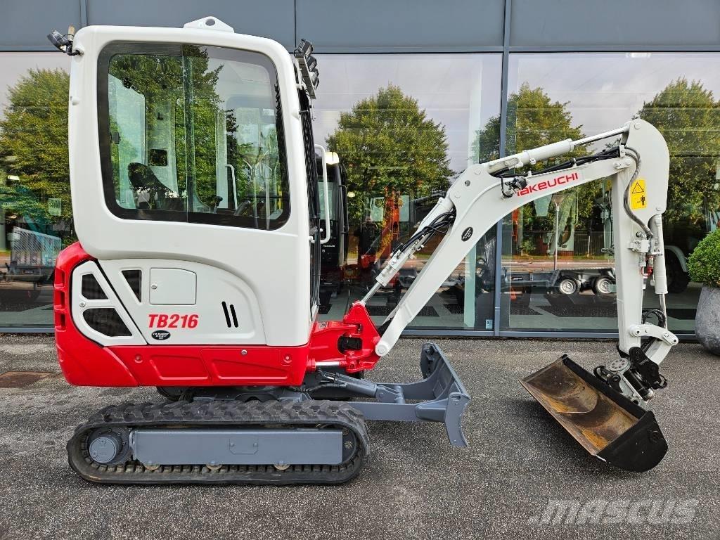 Takeuchi TB 216 Mini kotrók < 7t