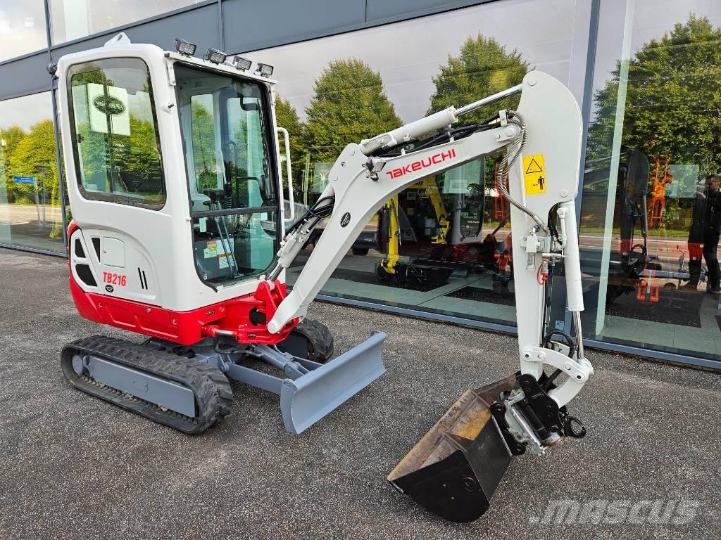 Takeuchi TB 216 Mini kotrók < 7t