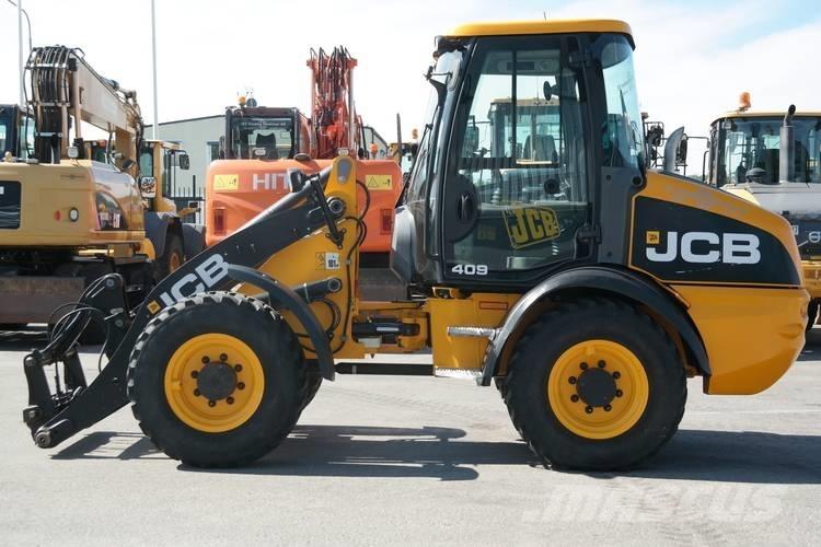 JCB 409ZX Gumikerekes homlokrakodók