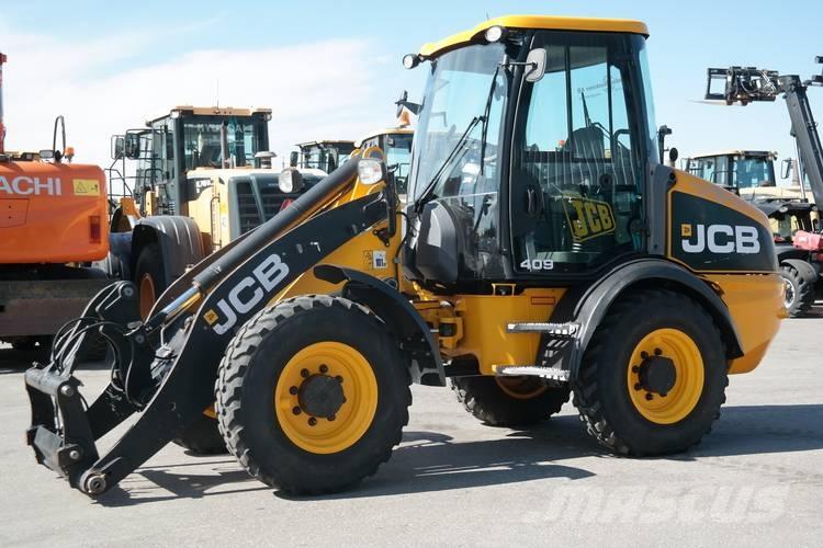 JCB 409ZX Gumikerekes homlokrakodók