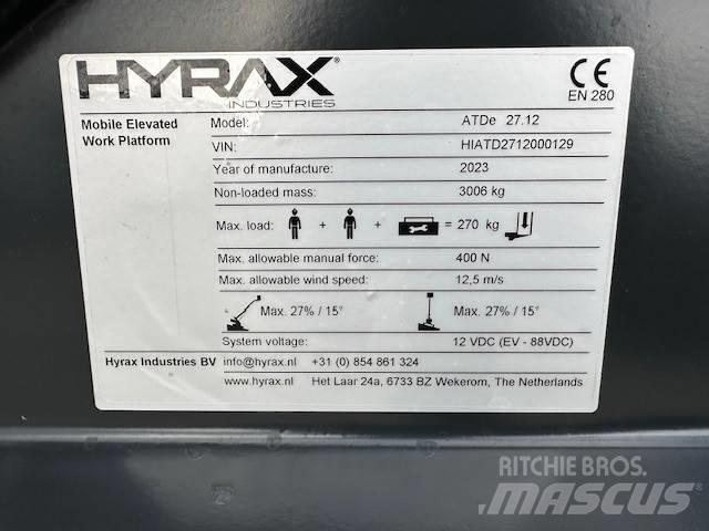 Hyrax ATDe 27.12 Teleszkópos emelők